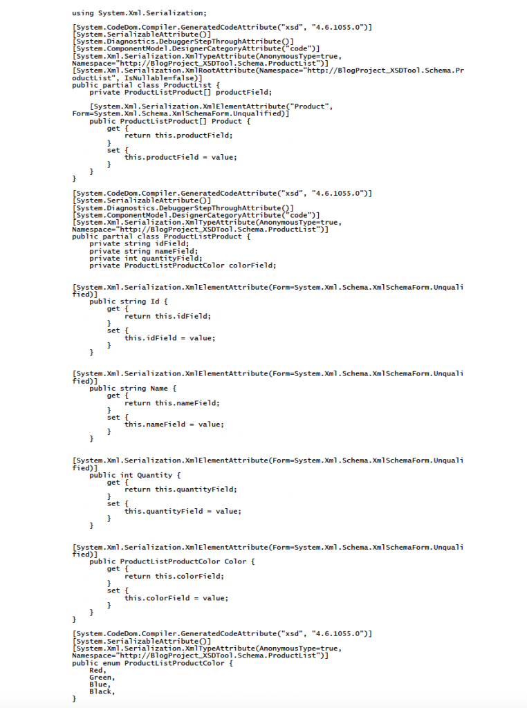 MiddleWay - Use xsd.exe to deal with complex XML messages in .Net