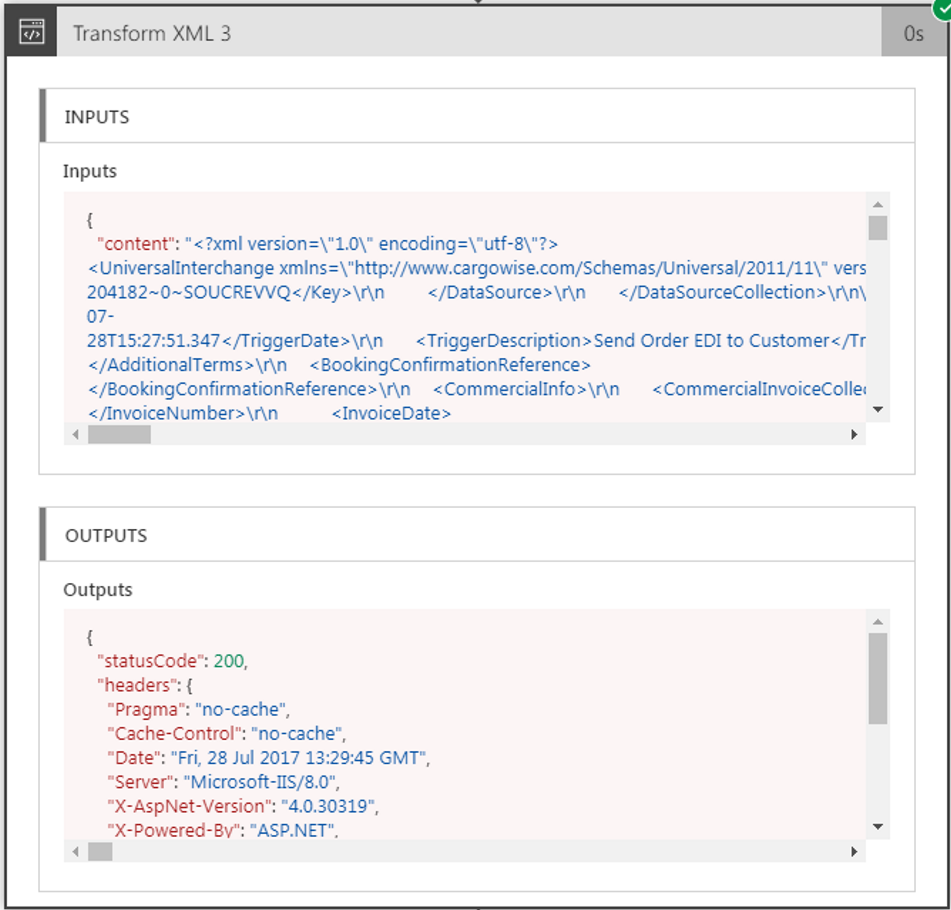 logic app étape sur un process