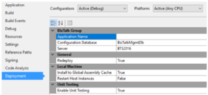 activer les test unitaires BizTalk map