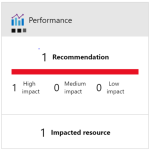 azure performance recommendation