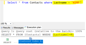 parameterization by sql server