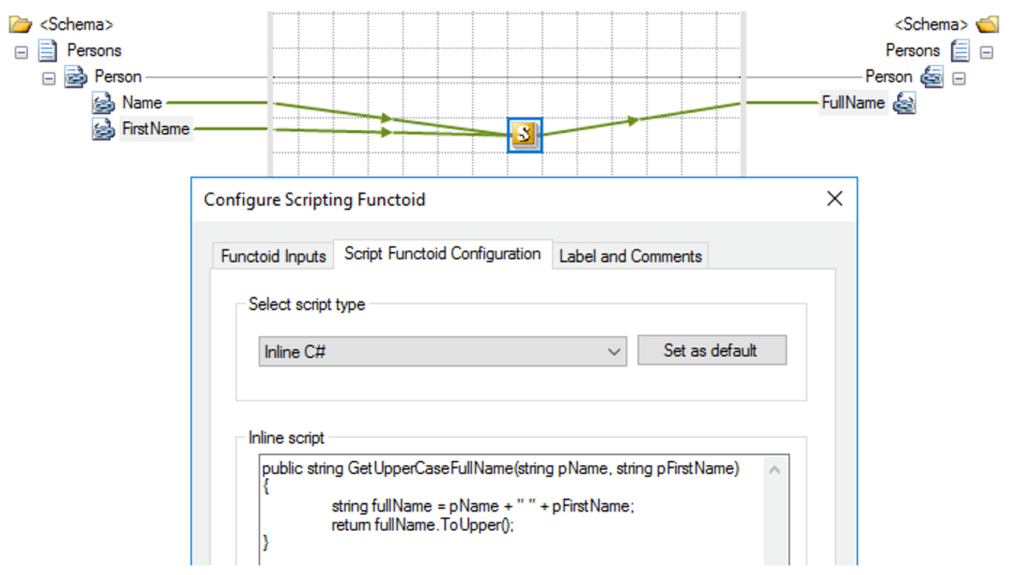 scripting functoid configuration