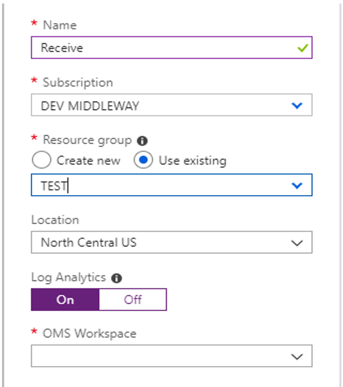 link logic app and log analytics workspace