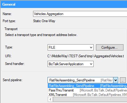 Choosing FlatFileAssembling_SendPipeline