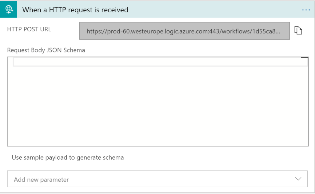 Logic App HTTP trigger