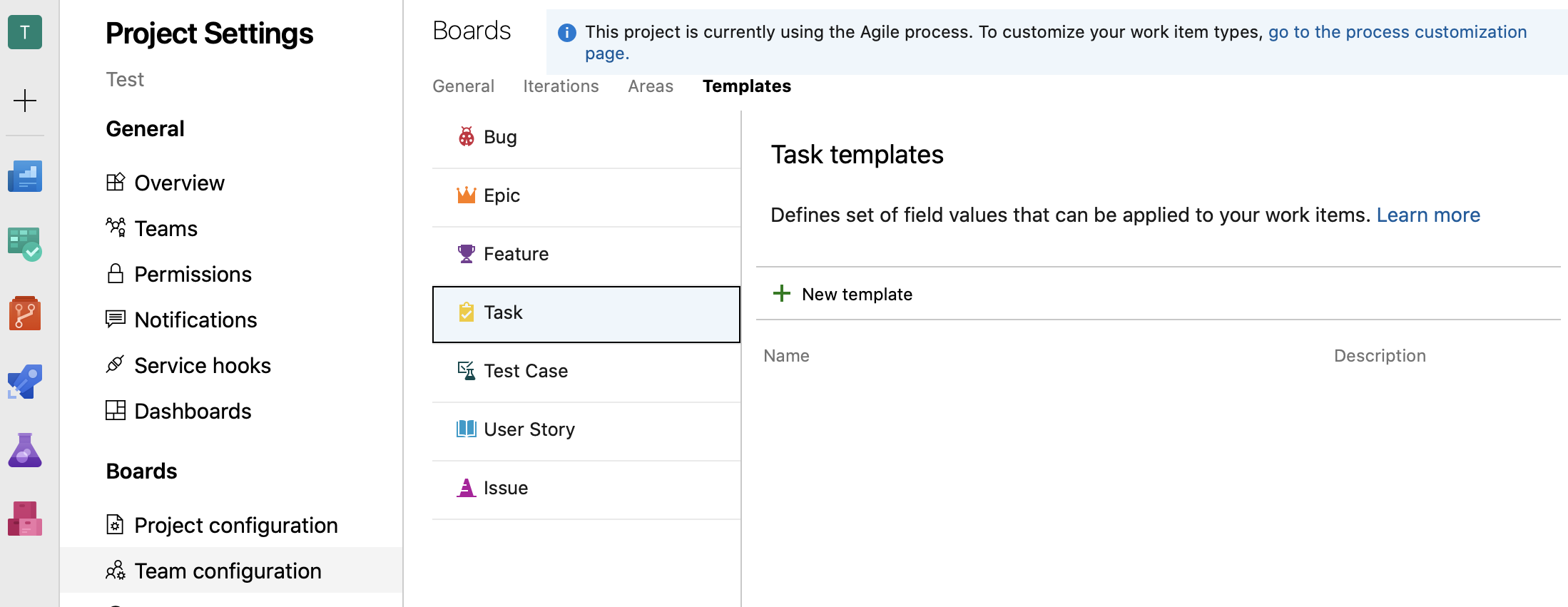 DevOps Template Creation