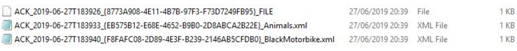 ack BizTalk Server routed files