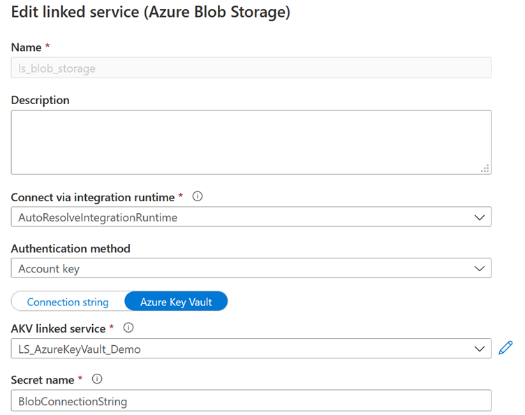 Blob Storage Data Set