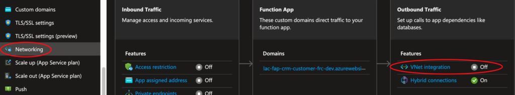 liaison_function_app_virtual_network_subnet_dans_section_networking