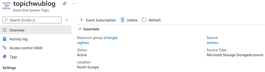 Event Grid Topic
