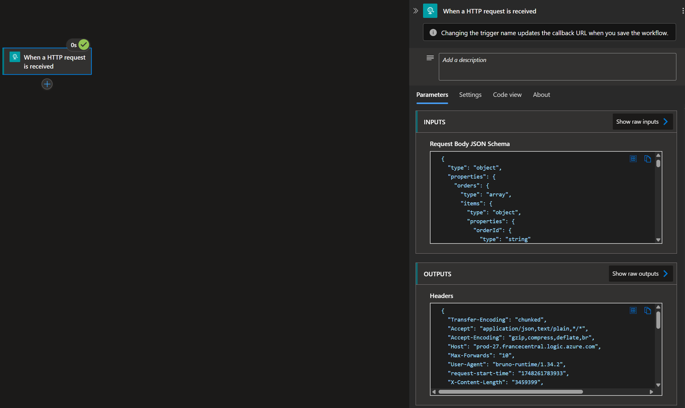 Logic App test 1