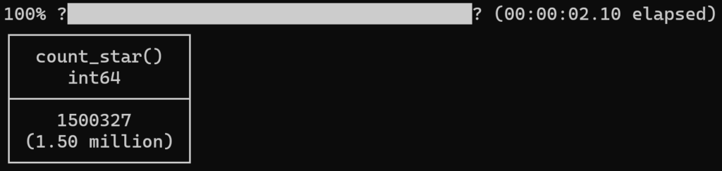 Join master data to storage